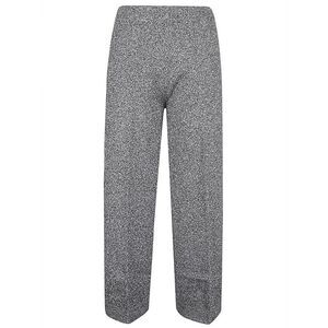 CIRCUS HOTEL Women's Glitter Knit Wide Leg Pants Women GREY